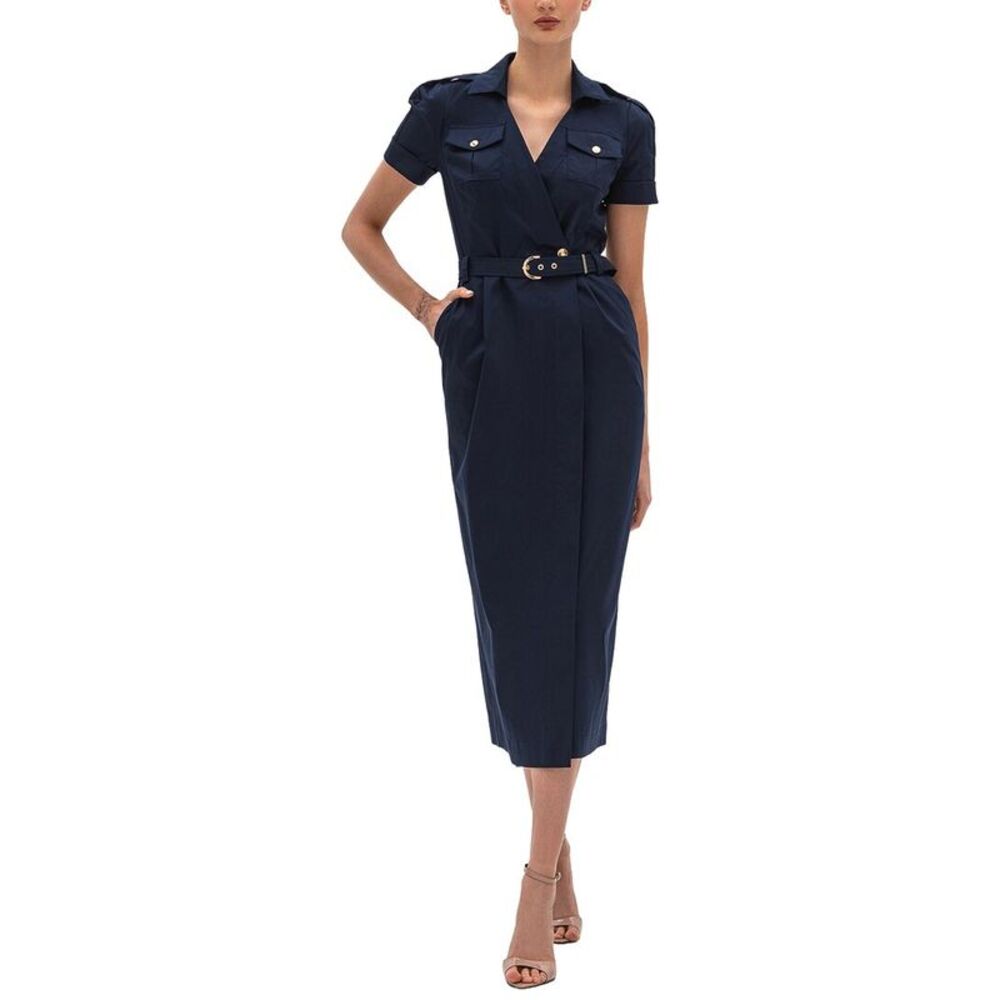 Bgl Womens  Shirtdress, Blue